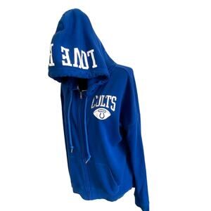 Love Pink x NFL Indianapolis Colts Hoodie Jacket Womens S
